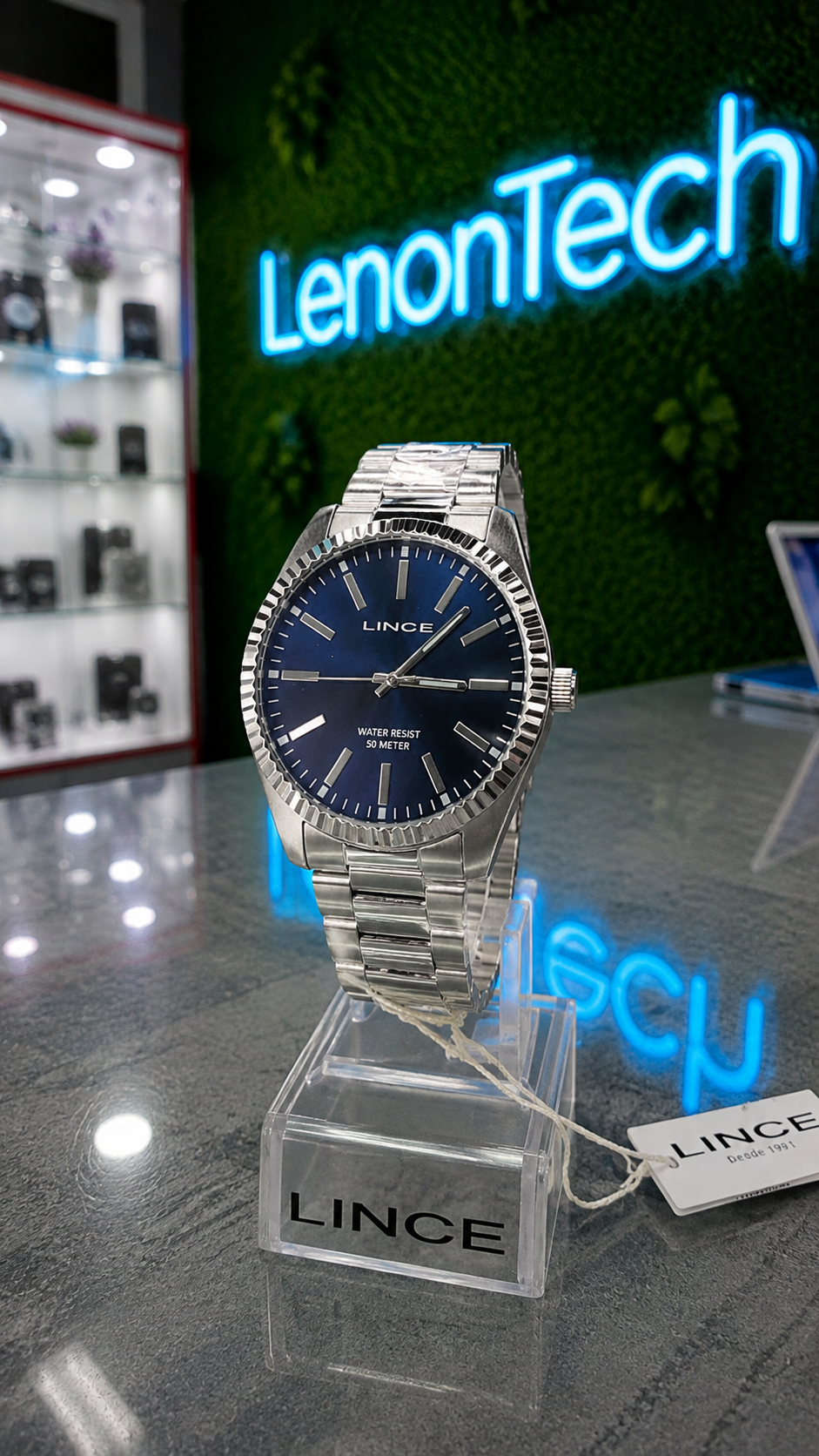 Relógio Lince Quartz Azul